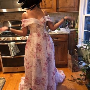 Milla pink peony dress, Medium